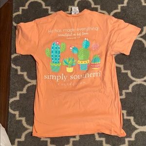 💖 Simply Southern TShirt + Peach Colored + Bible